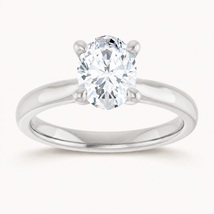 14K White | Oval | 18K White | Oval | 10K White | Oval | Platinum | Oval
