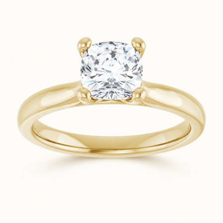 14K Yellow | Cushion