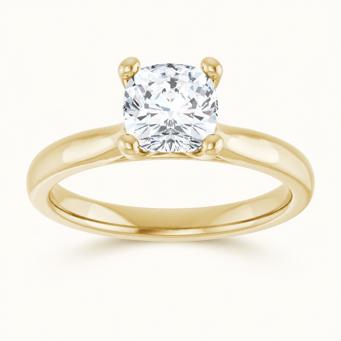 14K Yellow | Cushion