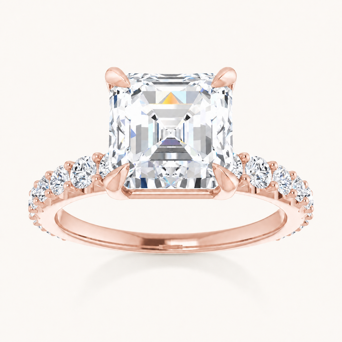 14K Rose | Asscher | 18K Rose | Asscher | 10K Rose | Asscher