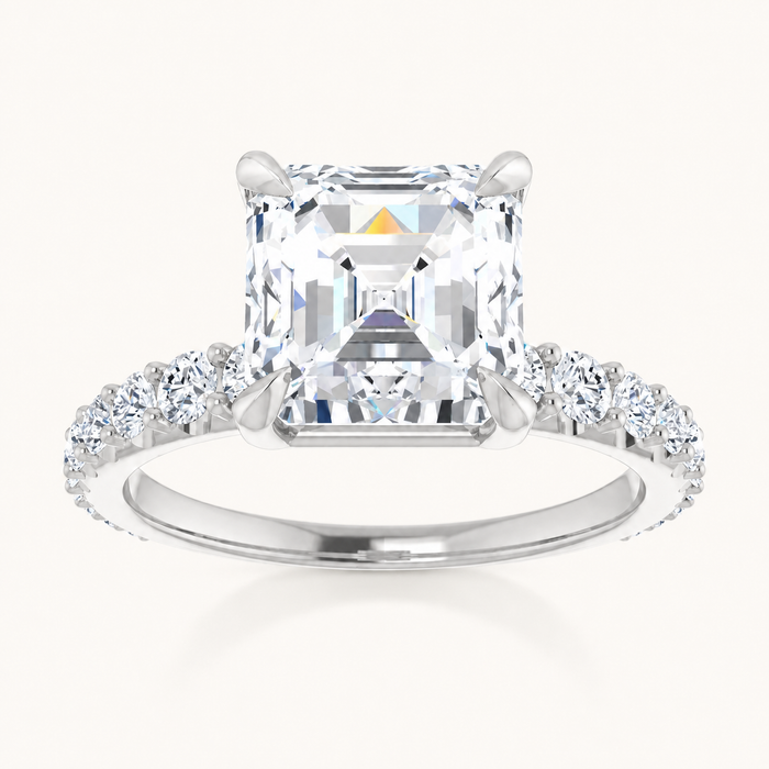 14K White | Asscher | 18K White | Asscher | 10K White | Asscher | Platinum | Asscher
