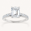 14K White | Emerald | 18K White | Emerald | 10K White | Emerald | Platinum | Emerald