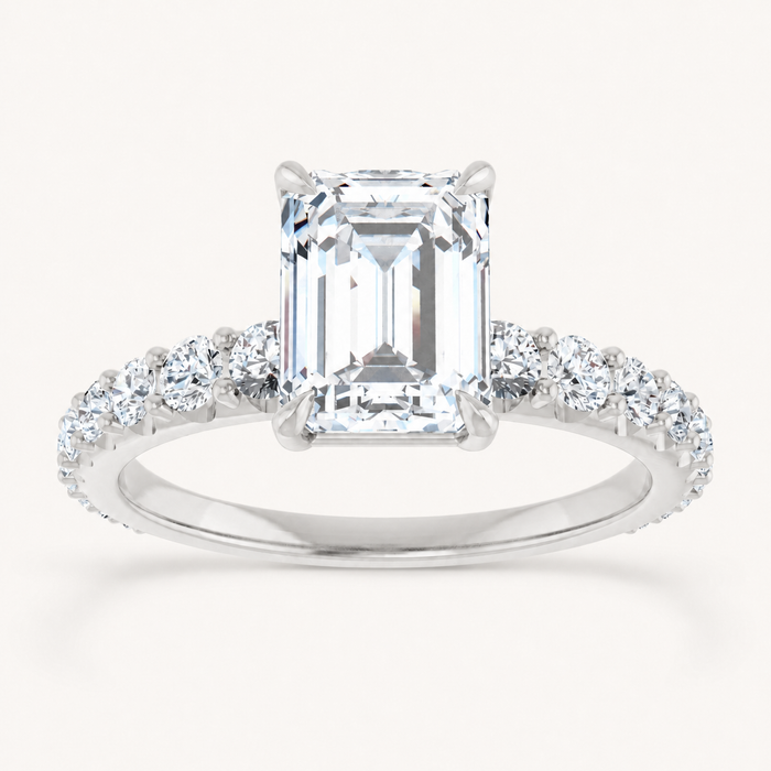 14K White | Emerald | 18K White | Emerald | 10K White | Emerald | Platinum | Emerald