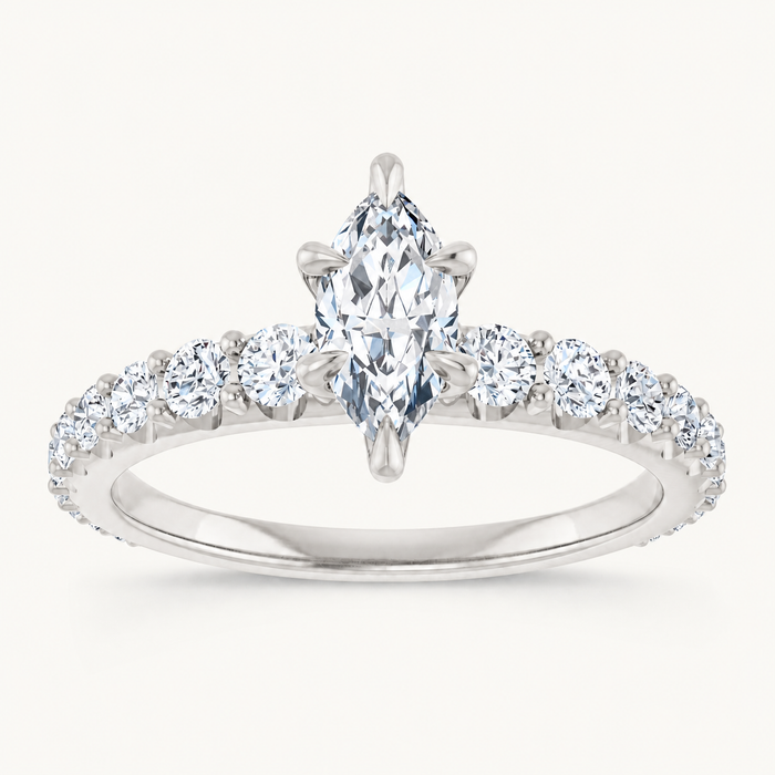 14K White | Marquise | 18K White | Marquise | 10K White | Marquise | Platinum | Marquise