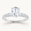 14K White | Oval | 18K White | Oval | 10K White | Oval | Platinum | Oval