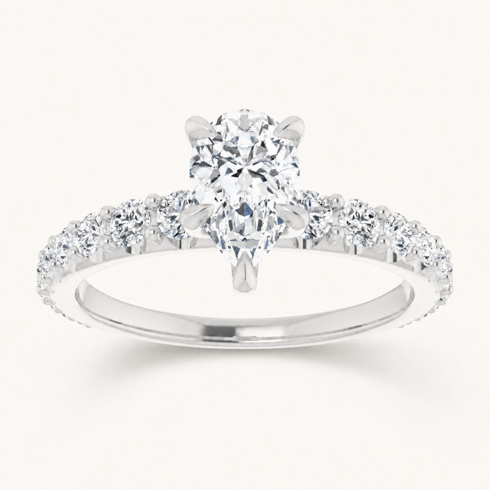 14K White | Pear | 18K White | Pear | 10K White | Pear | Platinum | Pear