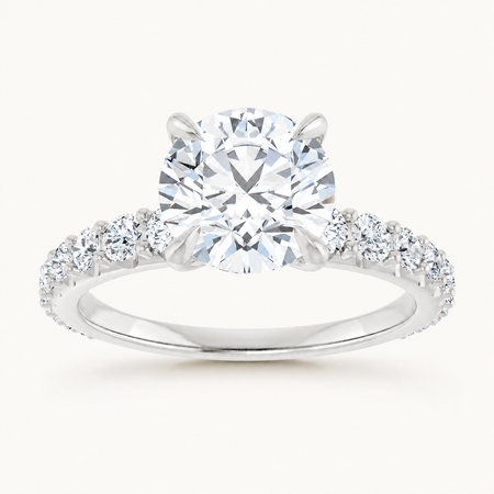 14K White | Round | 18K White | Round | 10K White | Round | Platinum | Round