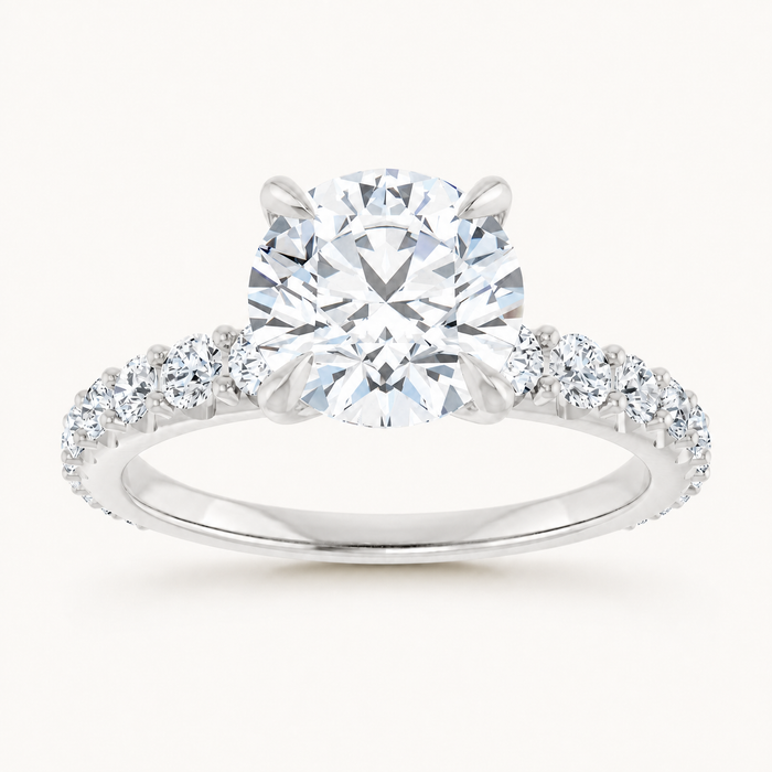 14K White | Round | 18K White | Round | 10K White | Round | Platinum | Round