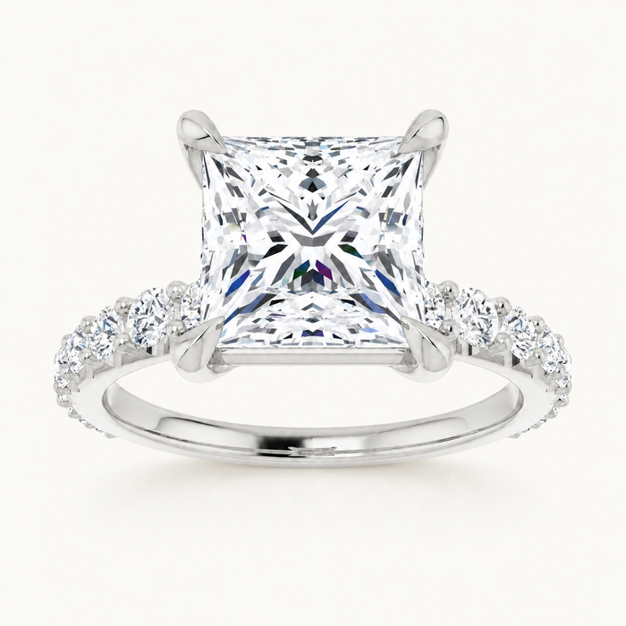 14K White | Square | 18K White | Square | 10K White | Square | Platinum | Square