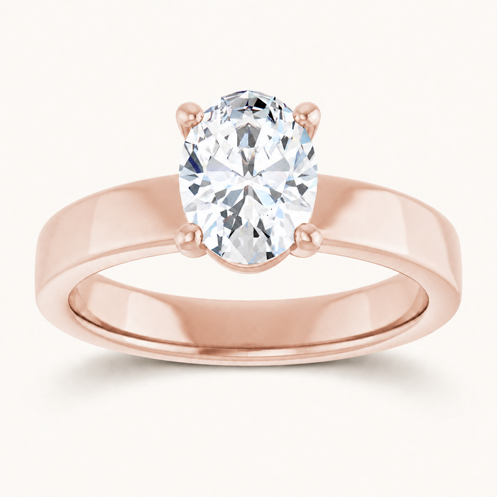 14K Rose | Oval