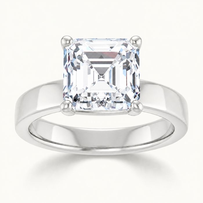 14K White | Asscher | 18K White | Asscher | 10K White | Asscher | Platinum | Asscher