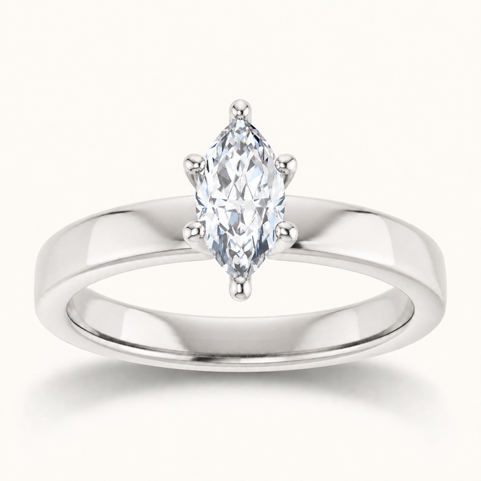 14K White | Marquise | 18K White | Marquise | 10K White | Marquise | Platinum | Marquise