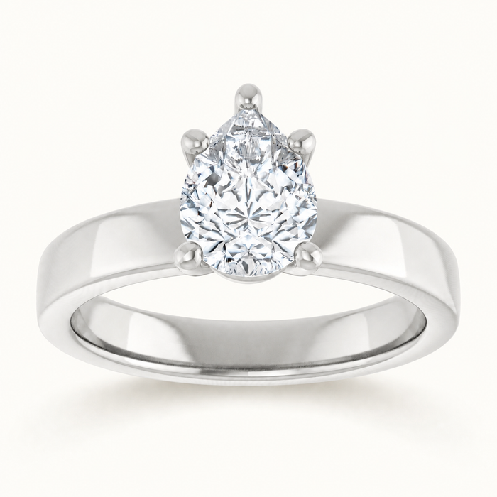 14K White | Pear | 18K White | Pear | 10K White | Pear | Platinum | Pear