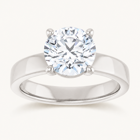 14K White | Round | 18K White | Round | 10K White | Round | Platinum | Round