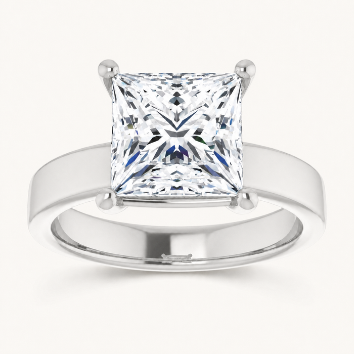14K White | Square | 18K White | Square | 10K White | Square | Platinum | Square