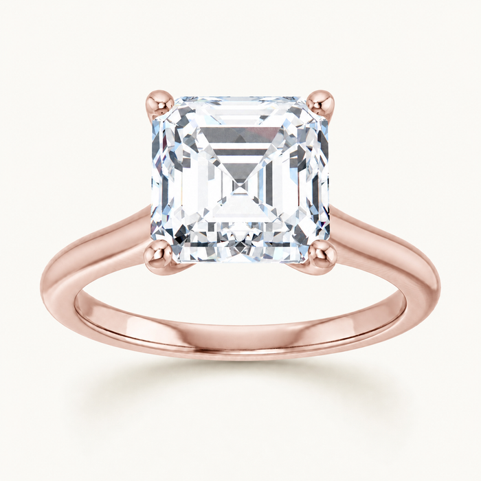 14K Rose | Asscher | 18K Rose | Asscher | 10K Rose | Asscher