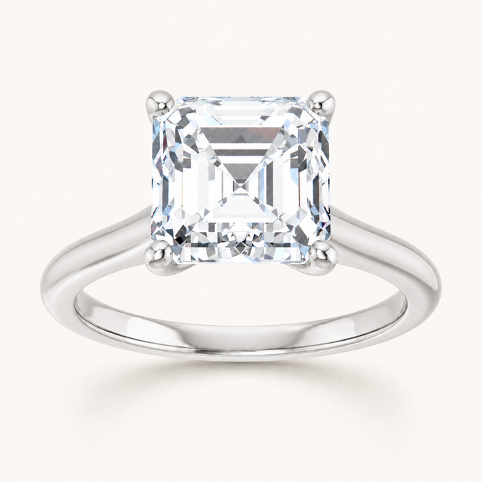 14K White | Asscher | 18K White | Asscher | 10K White | Asscher | Platinum | Asscher