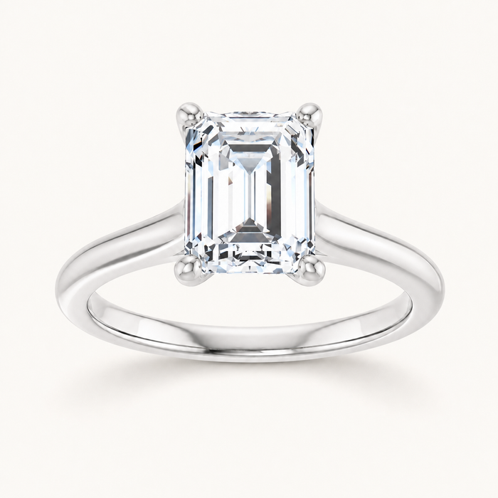 14K White | Emerald | 18K White | Emerald | 10K White | Emerald | Platinum | Emerald