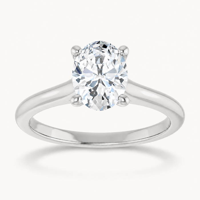 14K White | Oval | 18K White | Oval | 10K White | Oval | Platinum | Oval