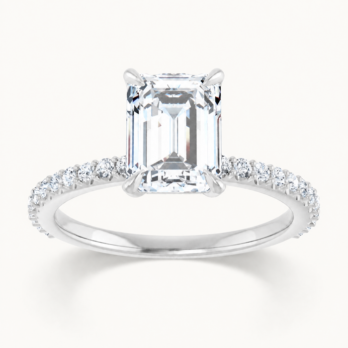 14K White | Emerald | 18K White | Emerald | 10K White | Emerald | Platinum | Emerald