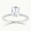 14K White | Oval | 18K White | Oval | 10K White | Oval | Platinum | Oval