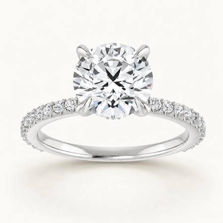 14K White | Round | 18K White | Round | 10K White | Round | Platinum | Round