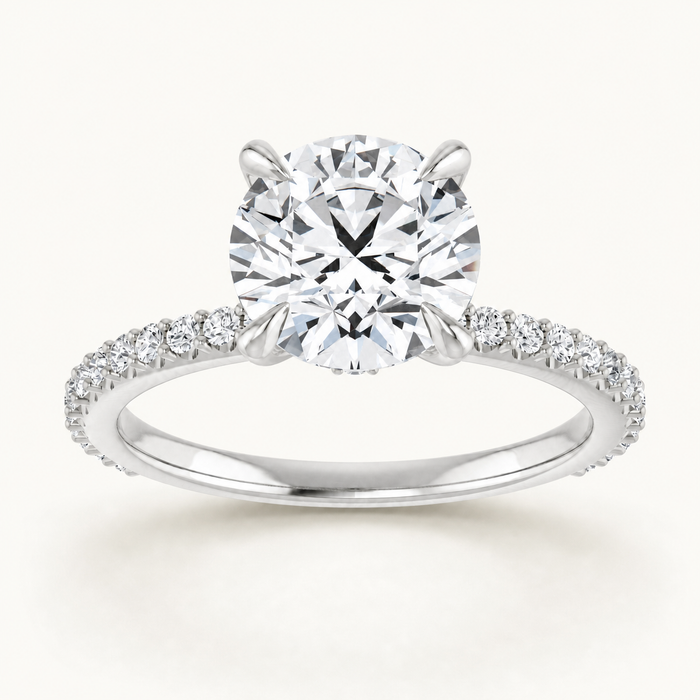 14K White | Round | 18K White | Round | 10K White | Round | Platinum | Round