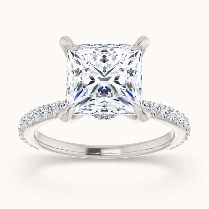 14K White | Square | 18K White | Square | 10K White | Square | Platinum | Square