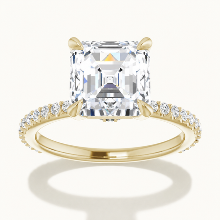 14K Yellow | Asscher | 18K Yellow | Asscher | 10K Yellow | Asscher