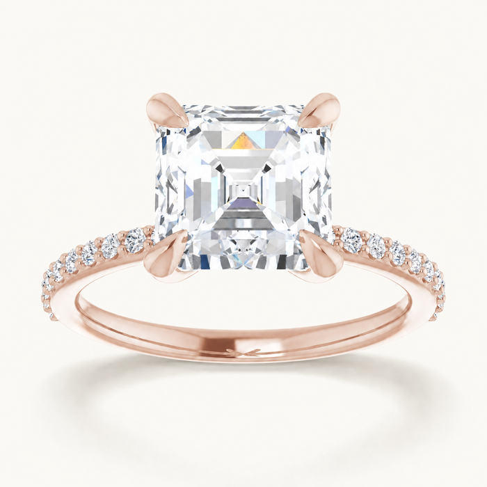 14K Rose | Asscher | 18K Rose | Asscher | 10K Rose | Asscher