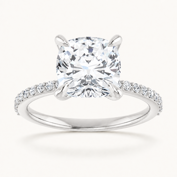 14K White | Cushion | 18K White | Cushion | 10K White | Cushion | Platinum | Cushion