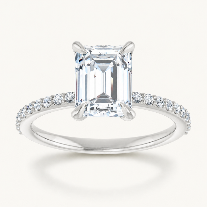 14K White | Emerald | 18K White | Emerald | 10K White | Emerald | Platinum | Emerald