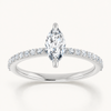 14K White | Marquise | 18K White | Marquise | 10K White | Marquise | Platinum | Marquise