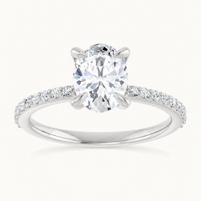 14K White | Oval | 18K White | Oval | 10K White | Oval | Platinum | Oval