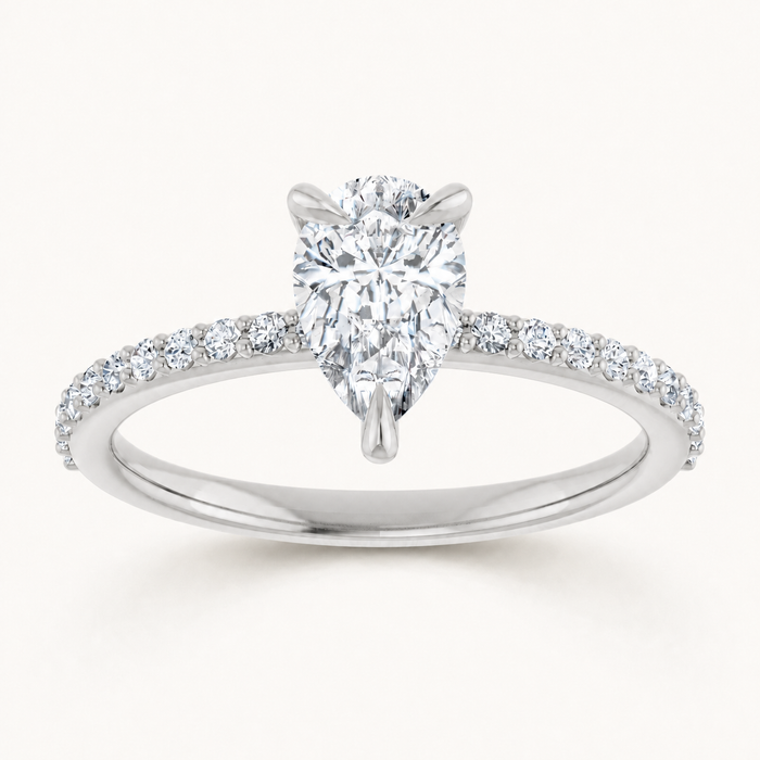 14K White | Pear | 18K White | Pear | 10K White | Pear | Platinum | Pear