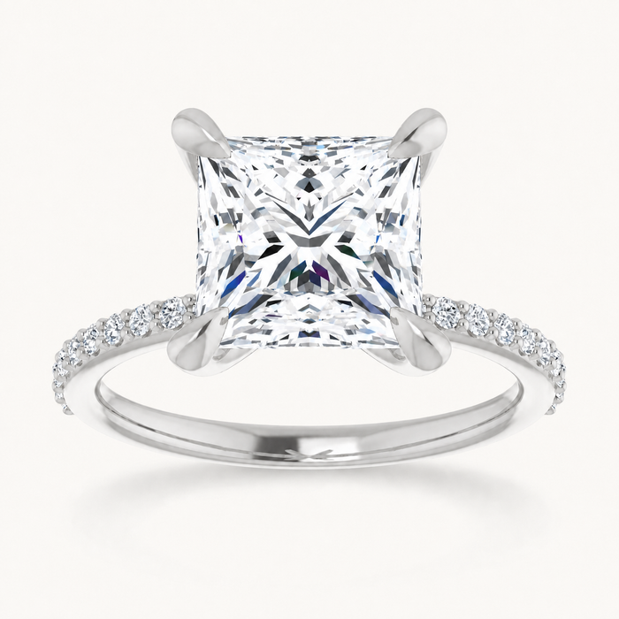 14K White | Square | 18K White | Square | 10K White | Square | Platinum | Square