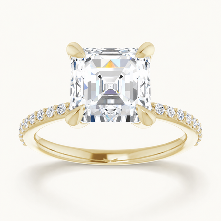 14K Yellow | Asscher | 18K Yellow | Asscher | 10K Yellow | Asscher