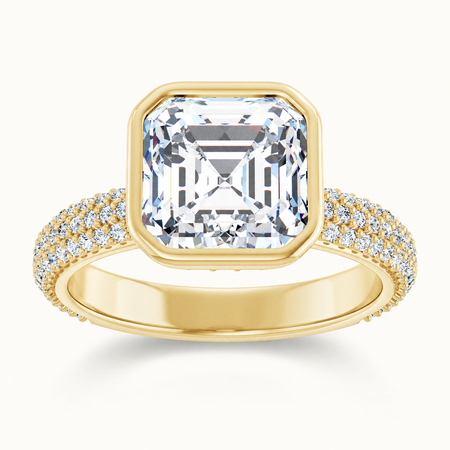 14K Yellow | Asscher | 10K Yellow | Asscher