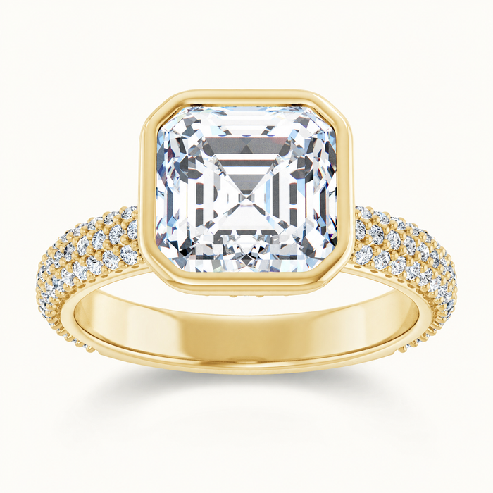 18K Yellow | Asscher