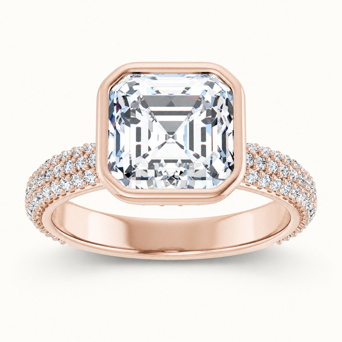 14K Rose | Asscher | 18K Rose | Asscher | 10K Rose | Asscher