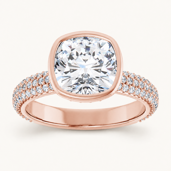 14K Rose | Cushion | 18K Rose | Cushion | 10K Rose | Cushion