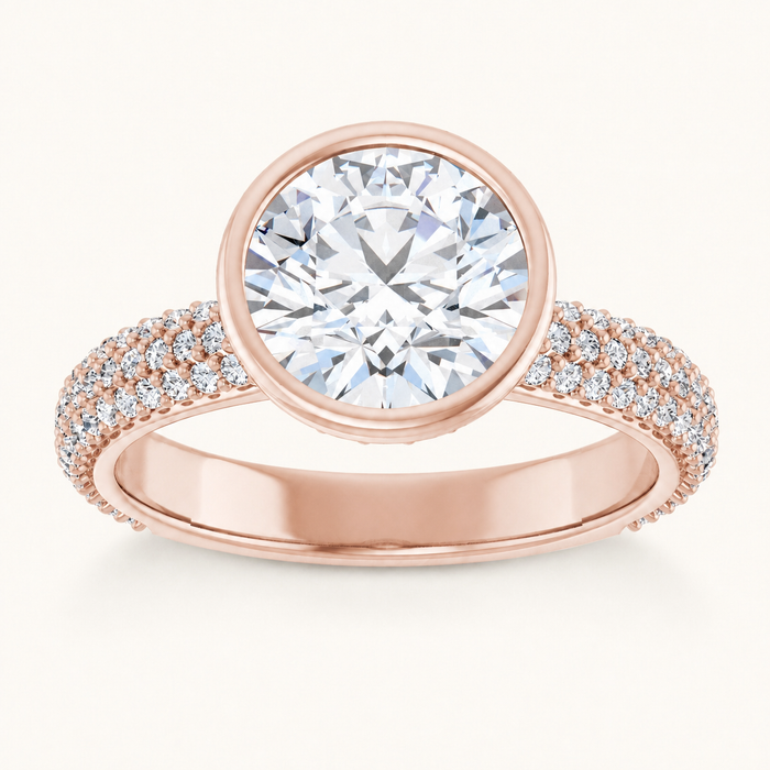 14K Rose | Round | 18K Rose | Round | 10K Rose | Round