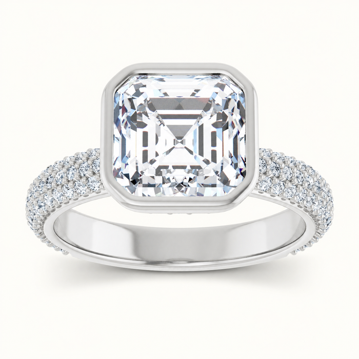 14K White | Asscher | 18K White | Asscher | 10K White | Asscher | Platinum | Asscher