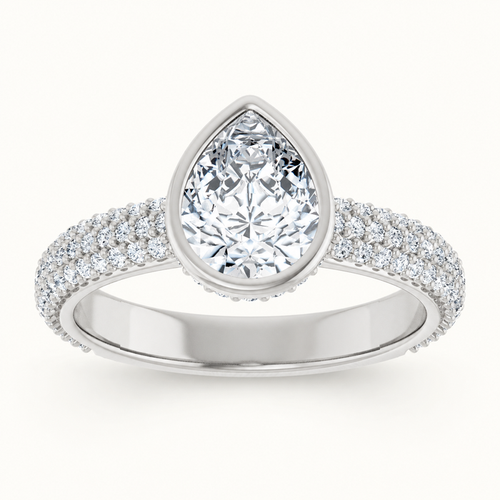14K White | Pear | 18K White | Pear | 10K White | Pear | Platinum | Pear