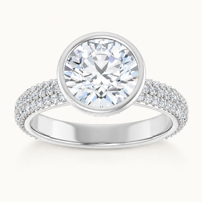 14K White | Round | 18K White | Round | 10K White | Round | Platinum | Round