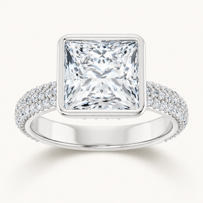 14K White | Square | 18K White | Square | 10K White | Square | Platinum | Square