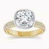 14K Yellow/White | Cushion | 18K Yellow/White | Cushion