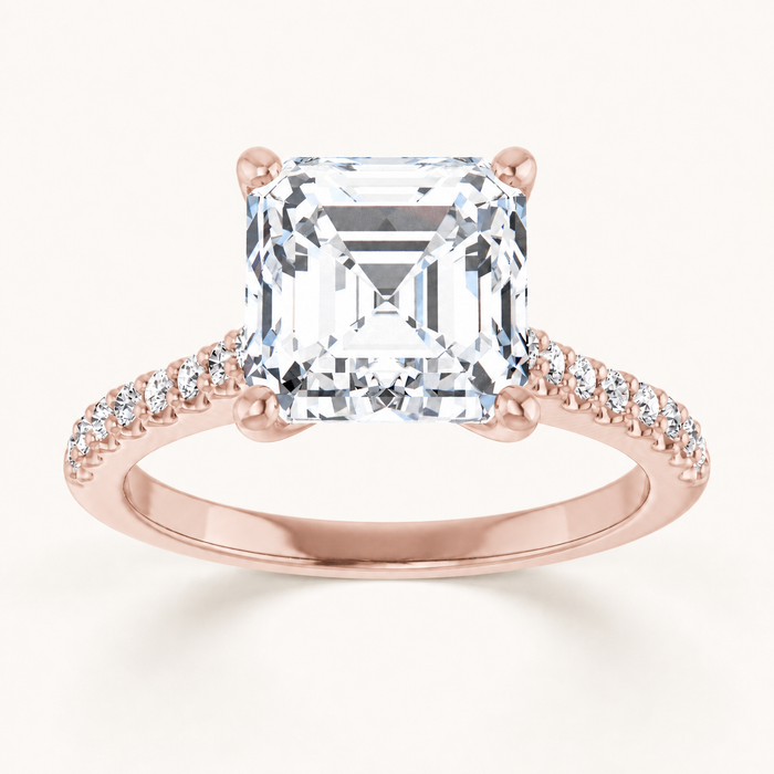 14K Rose | Asscher | 18K Rose | Asscher | 10K Rose | Asscher