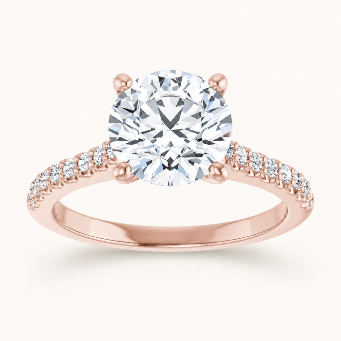 14K Rose | Round | 18K Rose | Round | 10K Rose | Round