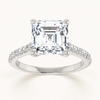 14K White | Asscher | 18K White | Asscher | 10K White | Asscher | Platinum | Asscher